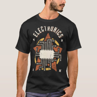 Camiseta Eletrônicos Circuito Vintage Retro Classic
