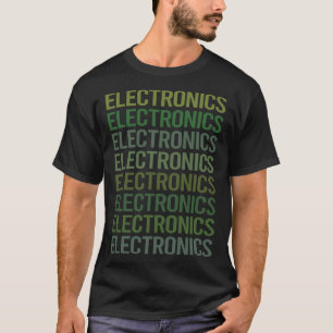 Camiseta Eletrônicos de Texto Verde