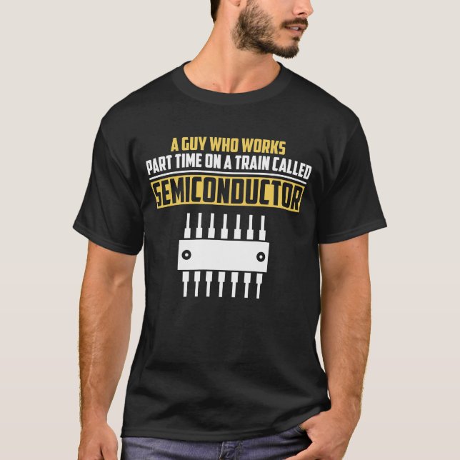Camiseta Eletrônicos elétricos engraçados Engenheiro Sarcas (Frente)