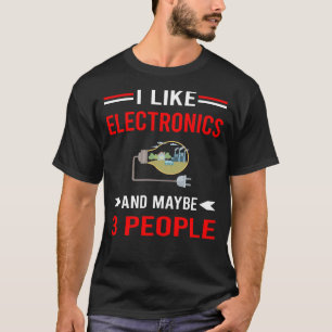 Camiseta Eletrônicos Pessoas Red 3
