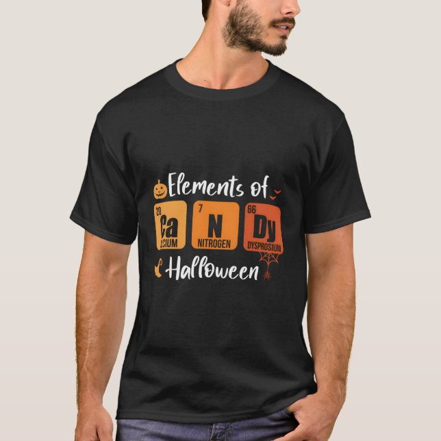 Camiseta Elets De Candy Halloween Sweets Chemist (Frente)