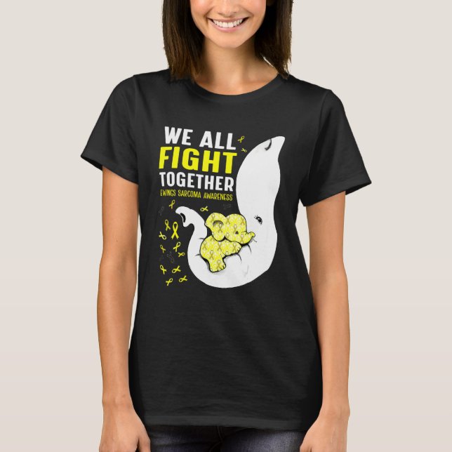 Camiseta Eleva-nos à consciência de Sarcoma que todos lutam (Frente)