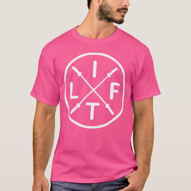 Camiseta Elevação da barra de Malhação de levantamento de p (Frente)