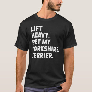 Camiseta Elevação da malhação Pet Dog Yorkshire Terr