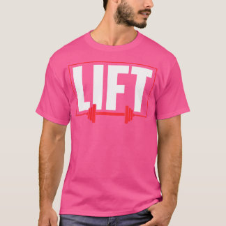 Camiseta Elevação da posição Levantando o peso do gim