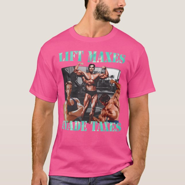 Camiseta Elevação de Maxes Evita Impostos (Frente)