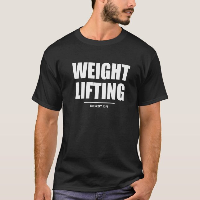 Camiseta Elevação De Peso Da Malhação De Gym Ga (Frente)