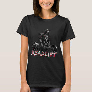 Camiseta Elevação de Peso das Piadas de Halloween