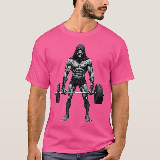 Camiseta Elevação de Peso do Cinto-de-Morro (Frente)
