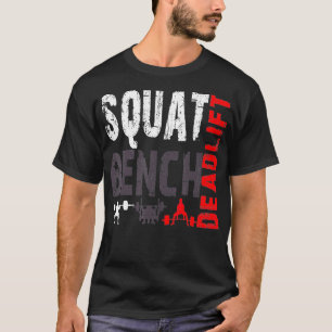 Camiseta Elevação de peso do elevador do prato de elevaç