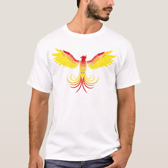 Camiseta Elevação do Sunburst de Phoenix (Frente)