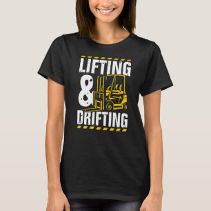 Camiseta Elevação E Despejo De Elevador Engraçado