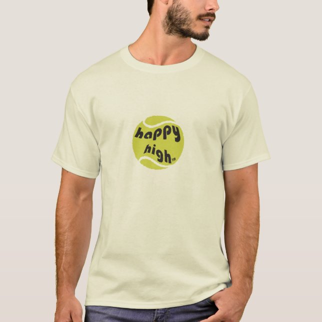 Camiseta Elevação feliz: Tênis (Frente)