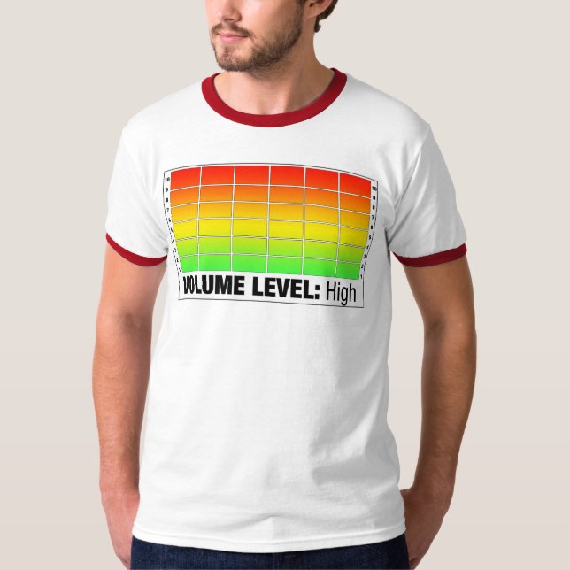 Camiseta Elevação nivelada do volume (Frente)