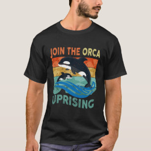 Camiseta Elevação Orca Junta-Se À Revolta Orca 2023 Baleias