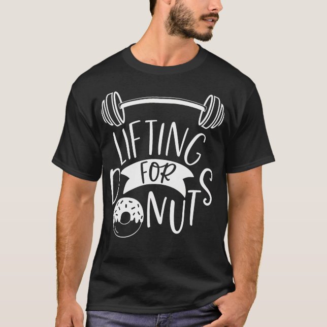 Camiseta Elevação Para Rosquinhas Engraçadas Malhação De Gi (Frente)