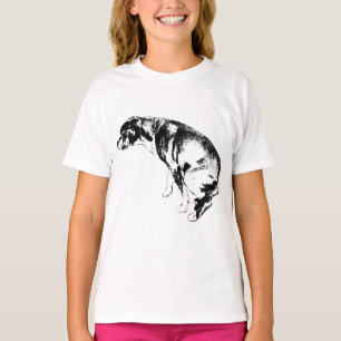 Camiseta Elevação vigiante na luz de queda