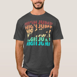 Camiseta Elevada Jumper Jumper Track e Field High Jump