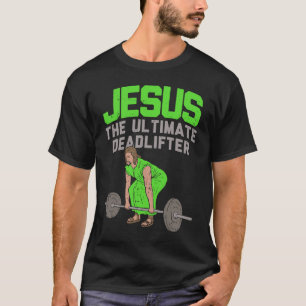 Camiseta Elevador de Morte Jesus I Trabalho de Levantamento