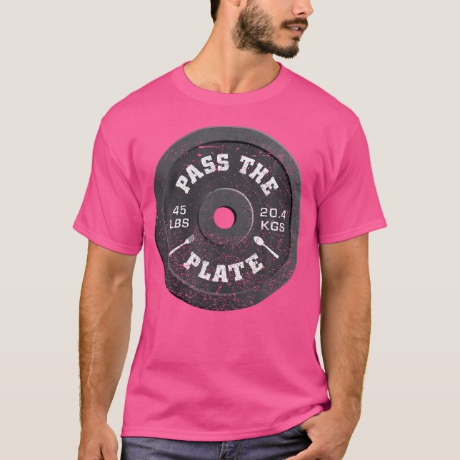 Camiseta Elevador De Peso Passa O Pesadelo Pesado De Vidro  (Frente)