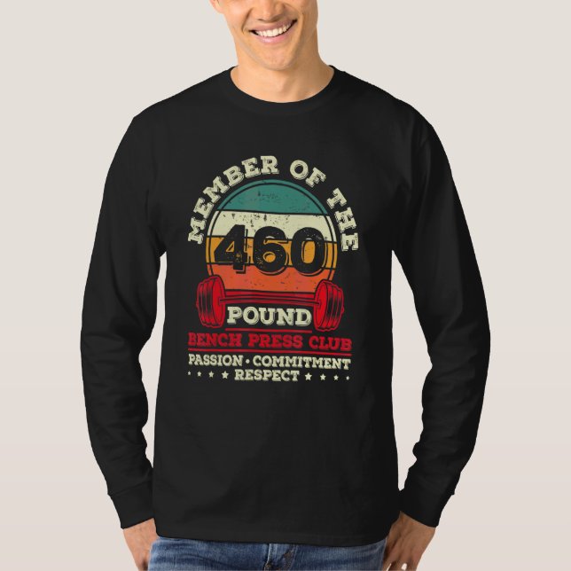 Camiseta Elevador De Potência Para Treinamento De Peso De B (Frente)