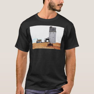 Camiseta Elevador E Trator De Grãos Antigos