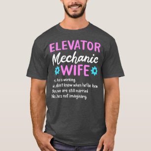 Camiseta Elevador Mecânico de Esposa
