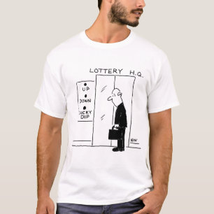 Camiseta Elevador ou elevação em um desenho animado da se