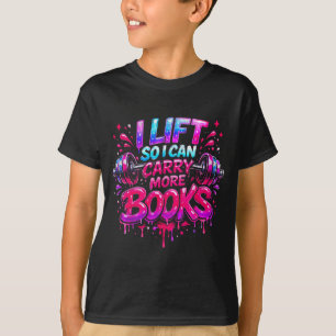 Camiseta Elevador pode carregar mais livros amantes da leit