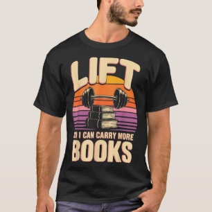 Camiseta Elevador pode transportar mais livros amantes da l