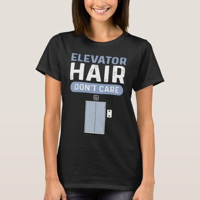 Camiseta Elevadores de Cuidados do Cabelo de Reparo do Elev (Frente)