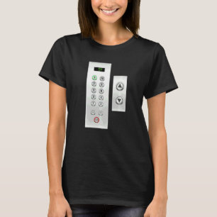 Camiseta Elevadores I Botões de Elevador I Mecanismo de Ele