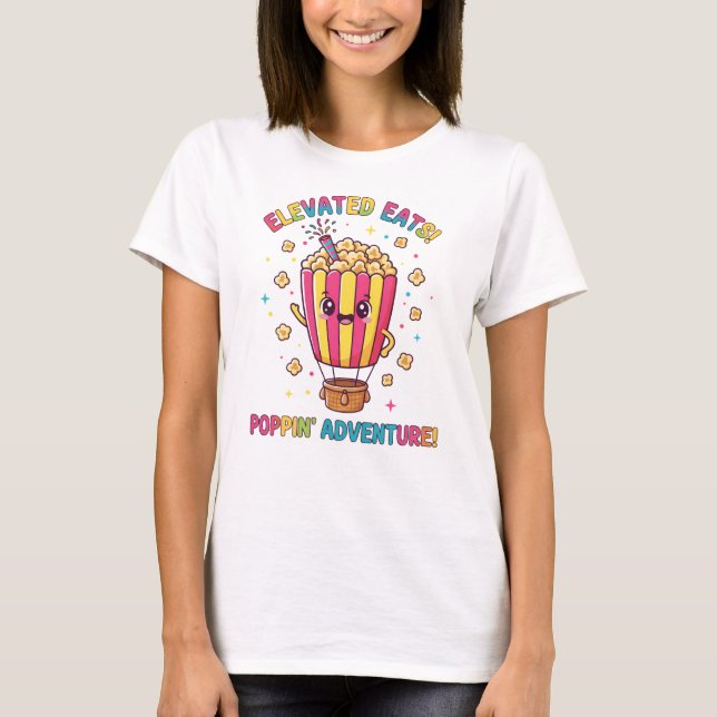 Camiseta Elevated Eats – Popcorn Fantasy (Frente)