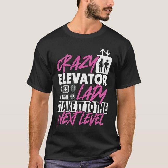 Camiseta Elevator Lady Next Level (Frente)