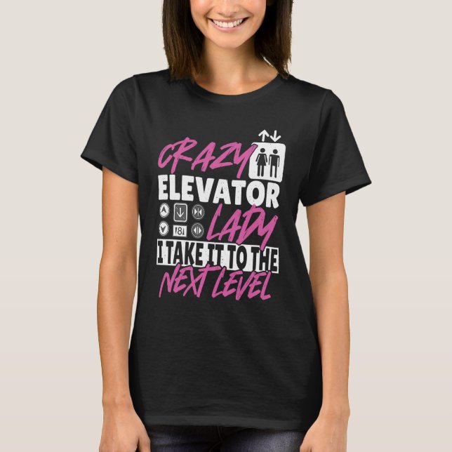 Camiseta Elevator Lady Next Level (Frente)