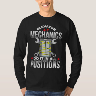 Camiseta Elevator Mechanic Elevator Technician Repairmen Ma
