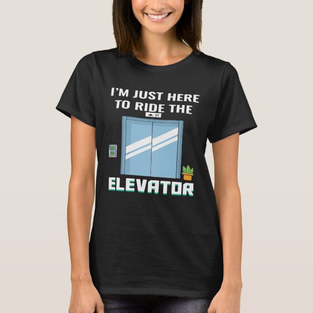 Camiseta Elevator Mechanic Engenheiro Jersey (Frente)
