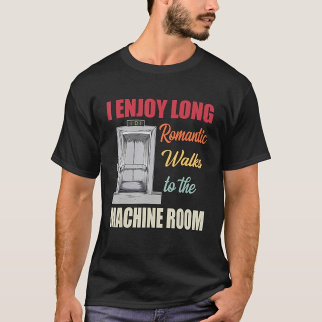 Camiseta Elevator Mechanic Repairman (Frente)