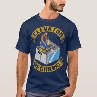 Camiseta Elevator Mechanical design Service Maintenance Rep