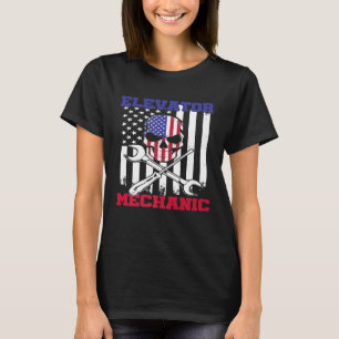 Camiseta Elevator Mechanical Maintenance Life American Tech