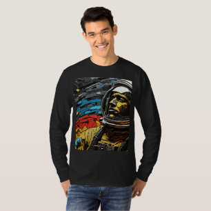 Camiseta Eleve seu estilo para novas fronteiras: sonhos cós