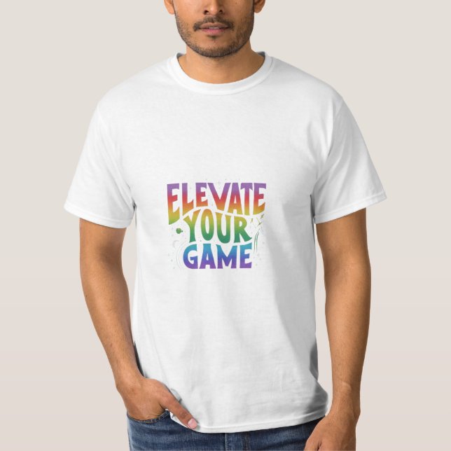Camiseta Eleve seu jogo (Frente)