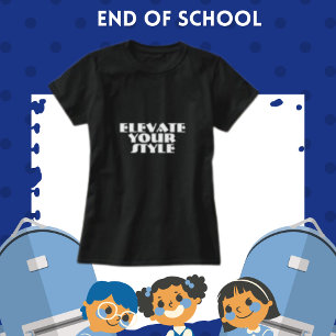 Camiseta Elevem suas mulheres personalizadas com tipografia