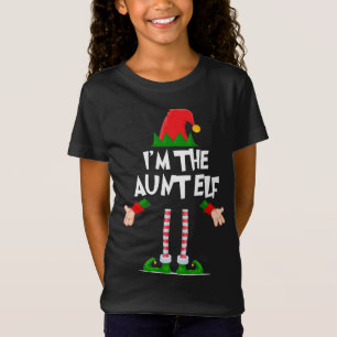 Camiseta Elf de Natal, sou a tia Elf a combinar o Natal
