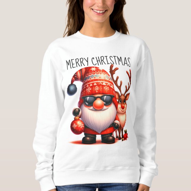 Camiseta Elf E Reindeer Natal (Frente)