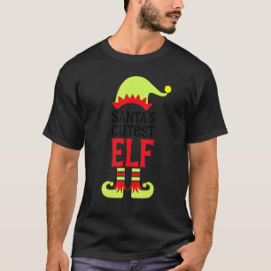 Camiseta Elf Elf Cutest Elf Cute Elf Papai noel Elf Colo