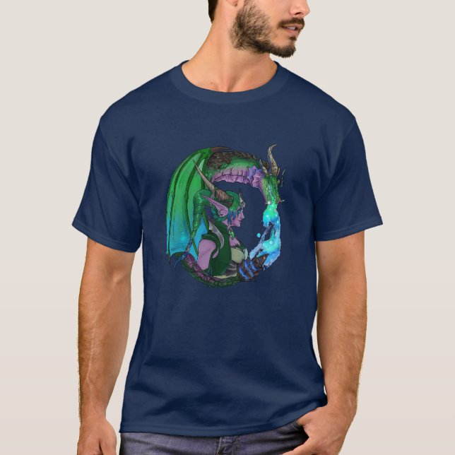 Camiseta Elf Green Dragon (Frente)