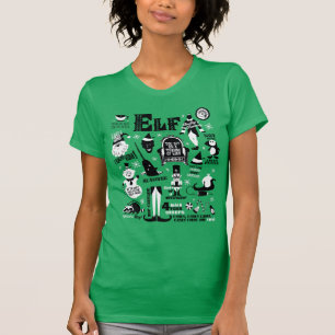 Camiseta Elf Icons and Movie Quotes