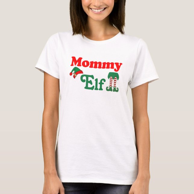 Camiseta Elf mamãe (Frente)