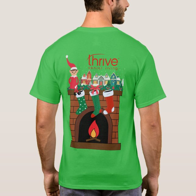 Camiseta Elf on the Mantel Thrive (Verso)